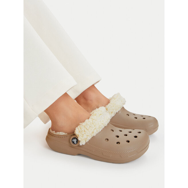 Klapki Crocs Classic Lined Clog 211396 Beżowy -