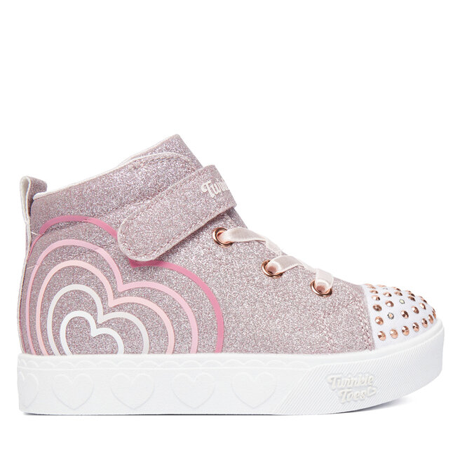 Sneakersy Skechers Heart Steps 314623N RSGD Różowe złoto - dziewczęce