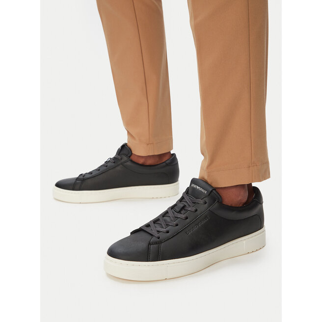 Sneakersy Emporio Armani EM004783 AF20004cz Czarny - męskie