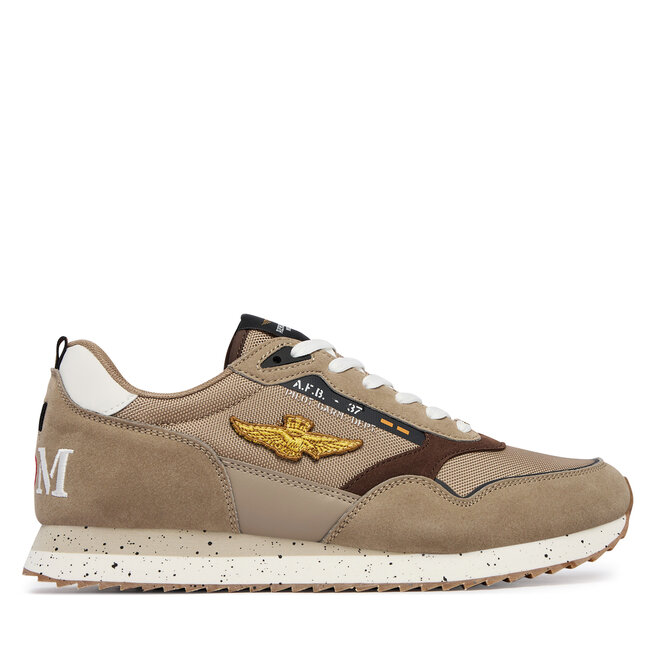 Sneakersy Aeronautica Militare 261SC0288UCT03545 Beżowy - męskie