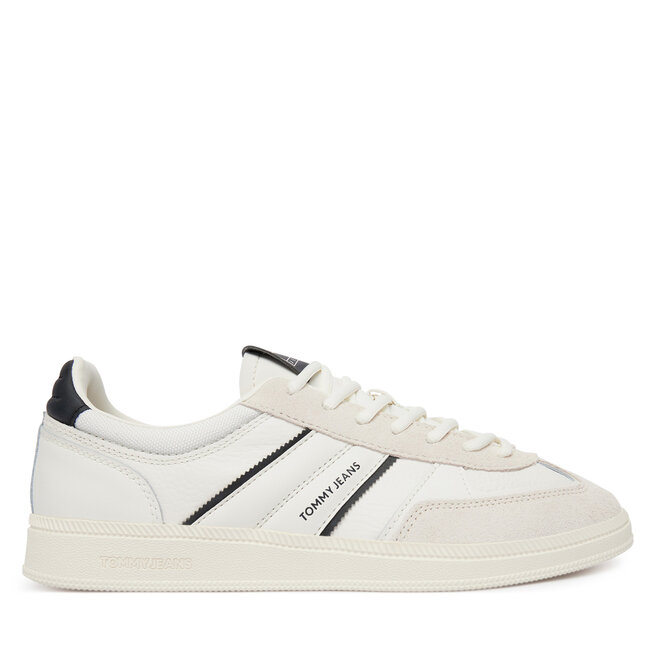 Sneakersy Tommy Jeans The Greenwich Edge Mix EM0EM01672 Écru - męskie