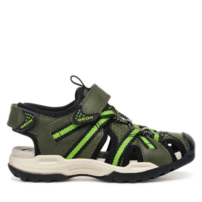Sandały Geox Jr Borealis J450RB 014ME C3222 M Khaki - chłopięce