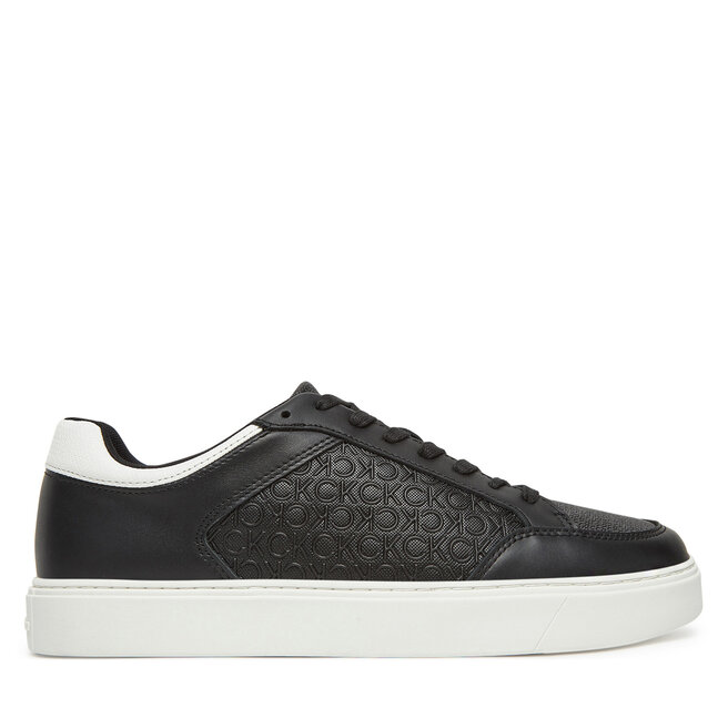 Sneakersy Calvin Klein Clean Cup Low Laceup Mono HM0HM01899 Czarny - męskie