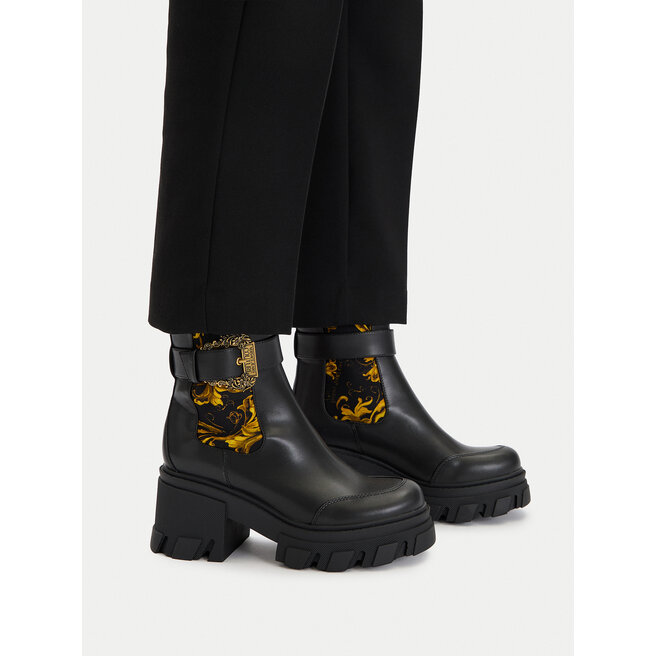 Botki Versace Jeans Couture 79VA3S84 Czarny - kobiece