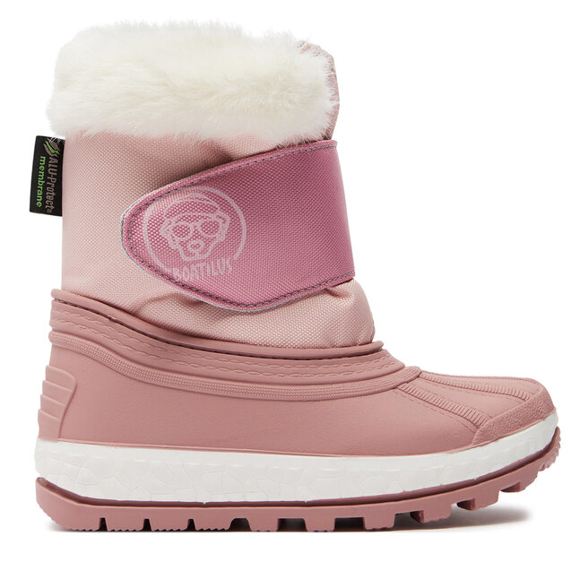 Śniegowce Boatilus Joggy 04 Sport Lace NJ04 VAR.15MV Różowy - dziewczęce