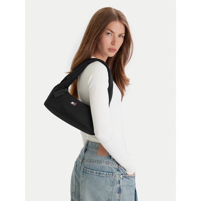 Torebka Tommy Jeans Tjw Urban Nylon Shoulder Bag AW0AW17886 Czarny -