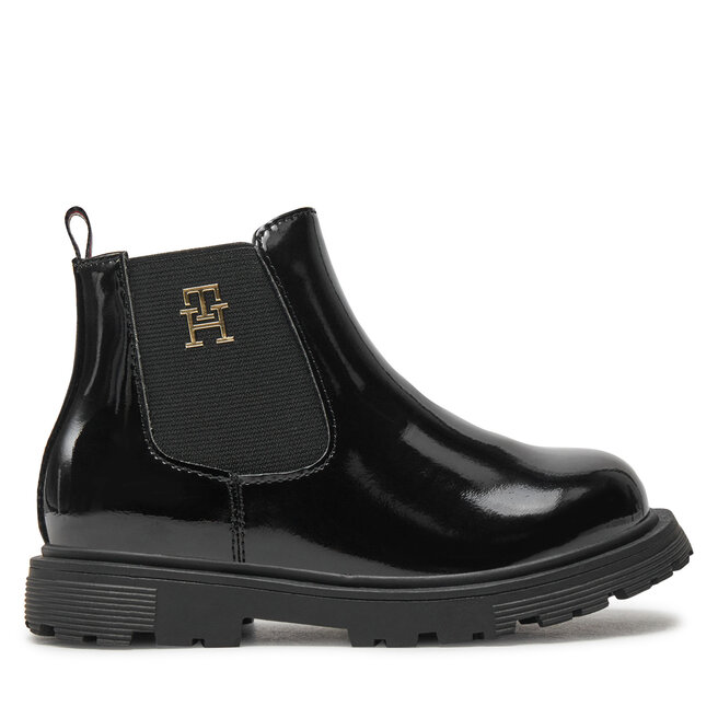 Botki Tommy Hilfiger Chelsea Boot T1A5-33563-0343 M Czarny - dziewczęce