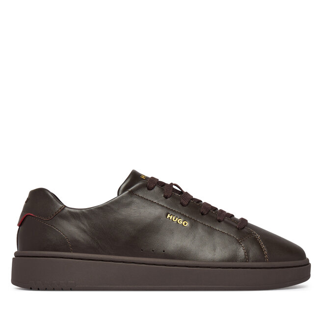 Sneakersy HUGO Neston 50569002 Brązowy - męskie