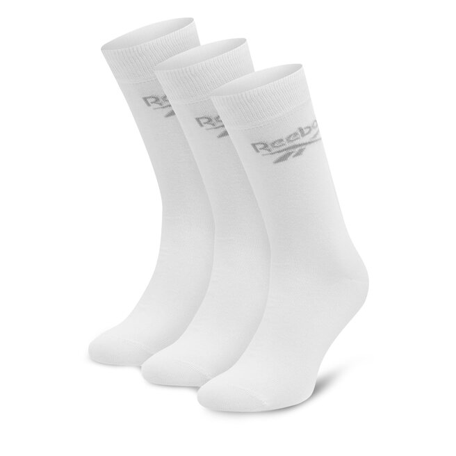 Skarpety długie Reebok R0367-SS24 (3-pack) Biały - męskie