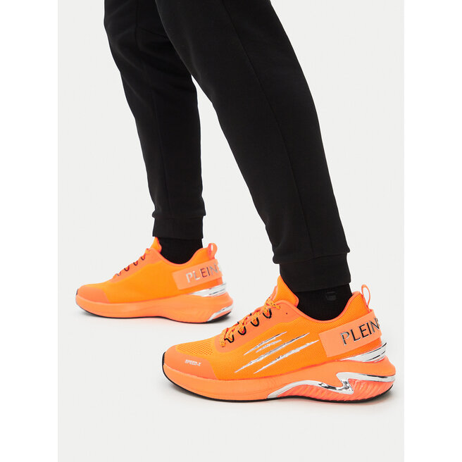 Sneakersy Plein Sport FAES USC0779 STE003N Pomarańczowy - męskie