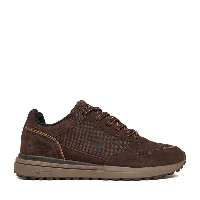 Sneakersy G-Star Raw EO-XAVI-04 Brązowy ciemny - męskie
