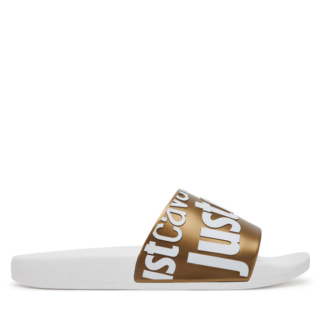 Klapki Just Cavalli 78RA3SZ1 ZS785 Złoty -