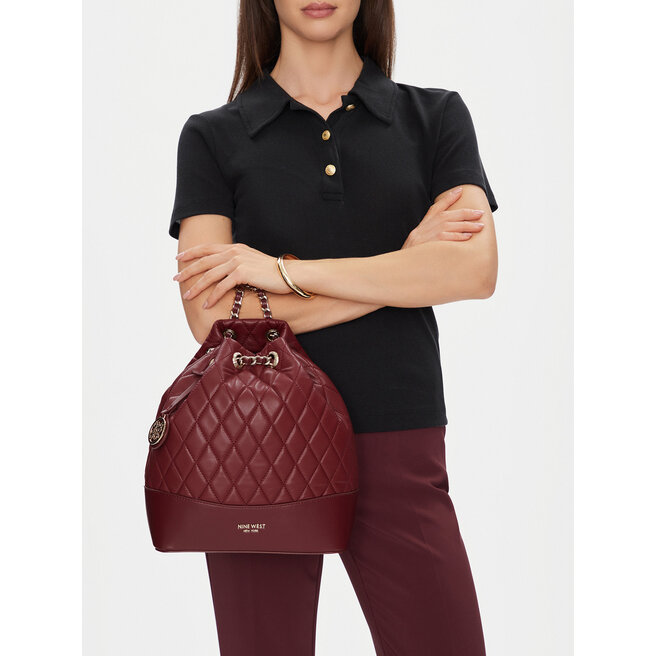 Plecak Nine West CEO-KANSAS-JH5824-NW Bordowy -