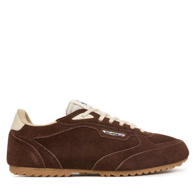 Sneakersy Palladium Pallaracer Suede 94995-291-M Brązowy - kobiece