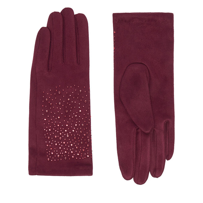 Rękawiczki Nine West CEO-NW-W6-001-AW26K Bordowy - kobiece