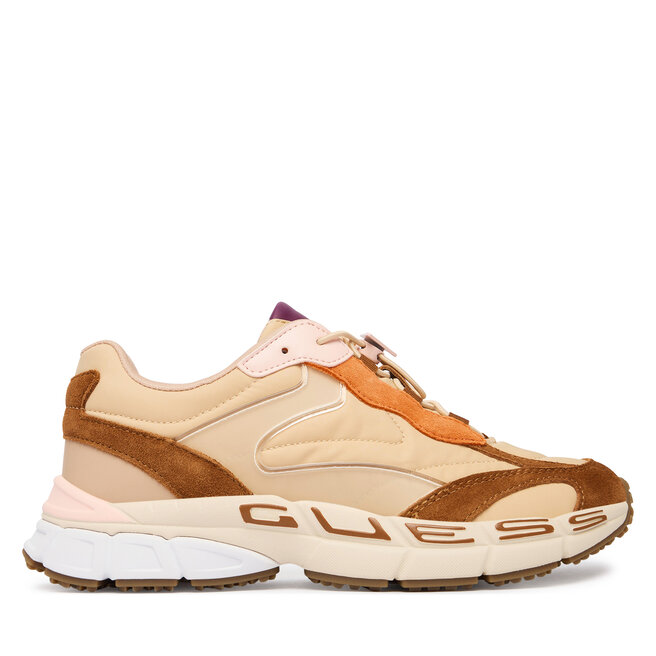 Sneakersy Guess FLTBRZ LEP12 Beżowy - kobiece