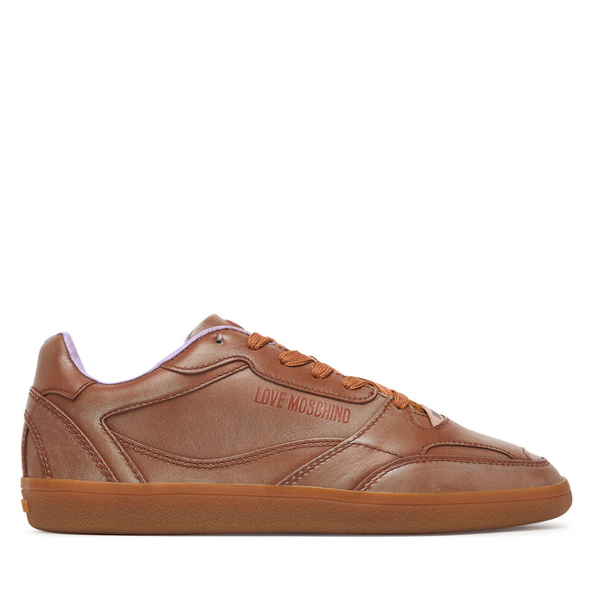 Sneakersy LOVE MOSCHINO JA15502G0PIJ220A Brązowy - kobiece