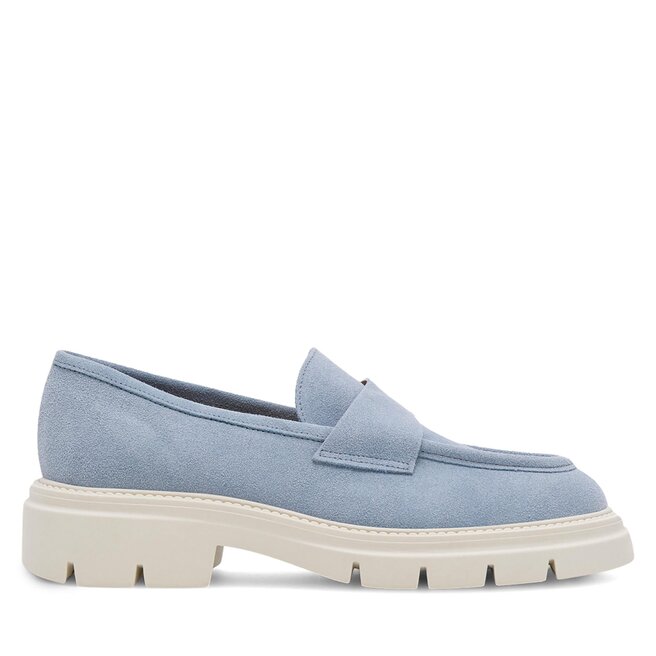 Loafersy Gino Rossi GRACE-E24-26372LM Błękitny - kobiece
