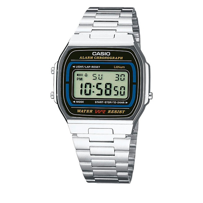 Zegarek Casio Vintage A164WA-1VES Srebrny -