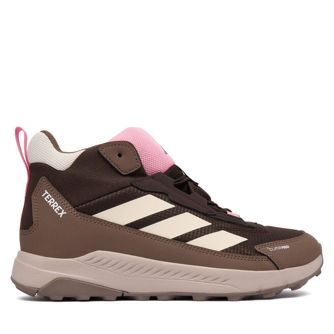 Trekkingi adidas Terrex Anylander Mid Climaproof Junior Hiking Shoes KJ2665 Brązowy - dziecięce