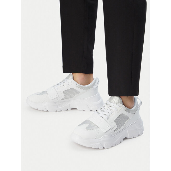 Sneakersy Versace Jeans Couture 80YA3SC4 ZSE03 Biały - męskie