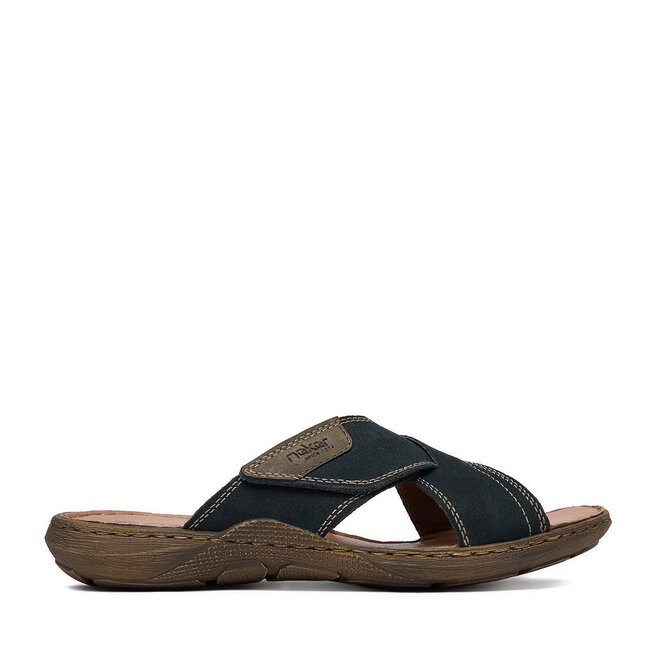 Klapki Rieker CEO-22089-14 Granatowy -