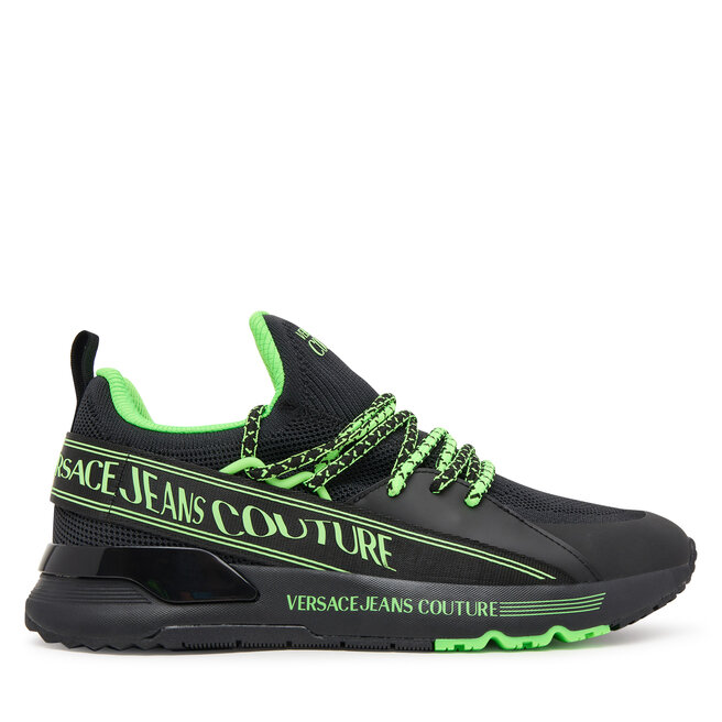 Sneakersy Versace Jeans Couture 79YA3SA3 Czarny - męskie