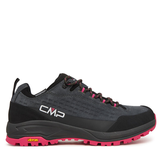 Trekkingi CMP Vertyx Low Wmn Wp 3Q17596 Szary ciemny - kobiece