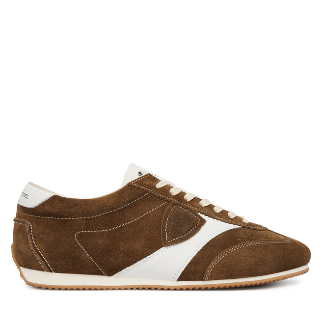 Sneakersy Philippe Model A013638 PNLU D005 Brązowy - męskie