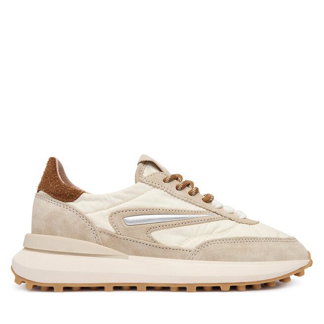 Sneakersy D.A.T.E. Athleta Nylon W451-AT-NY Beżowy - kobiece