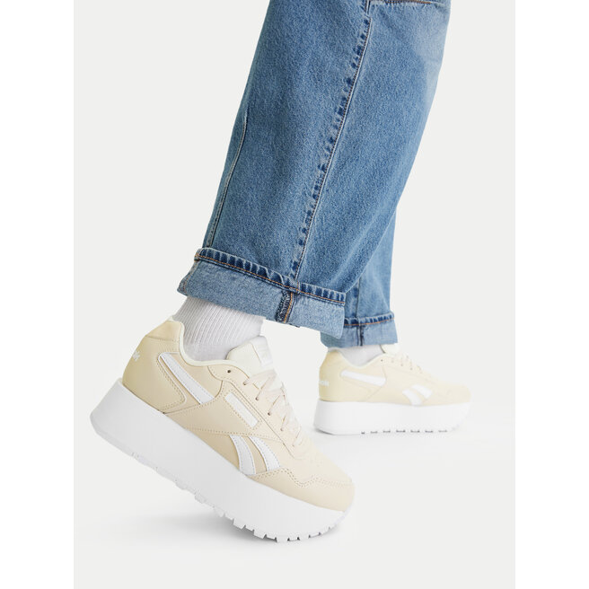 Sneakersy Reebok CEO-GLIDE TRIPPLE 100256844 Beżowy - kobiece