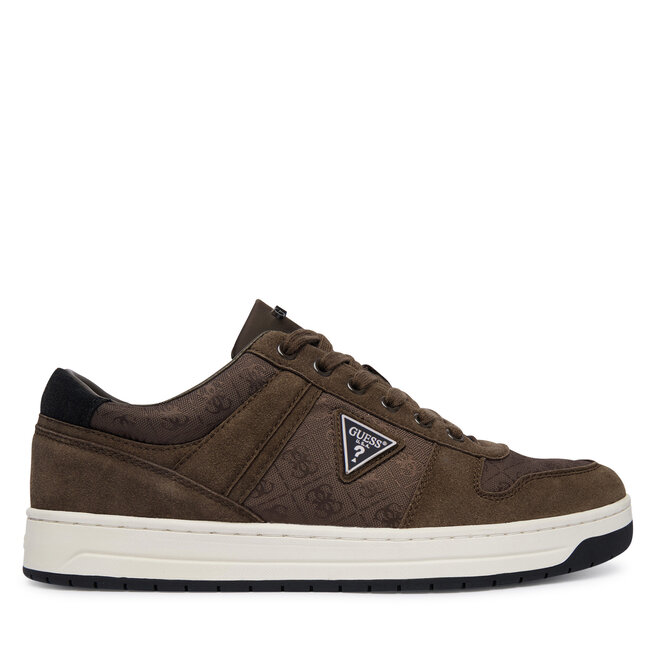 Sneakersy Guess FMTUDD SUE12 Brązowy ciemny - męskie
