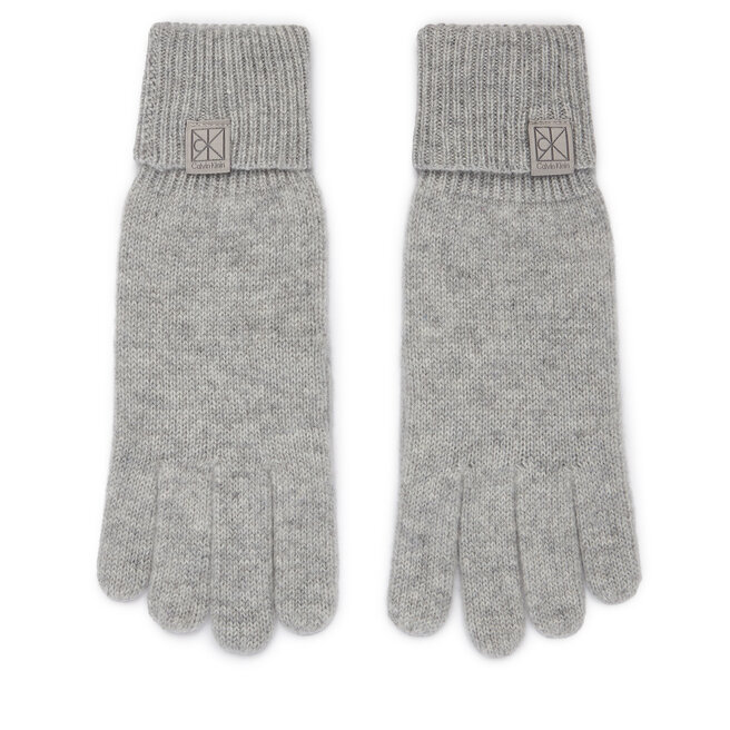 Rękawiczki Calvin Klein LV14F8065G Szary jasny - kobiece