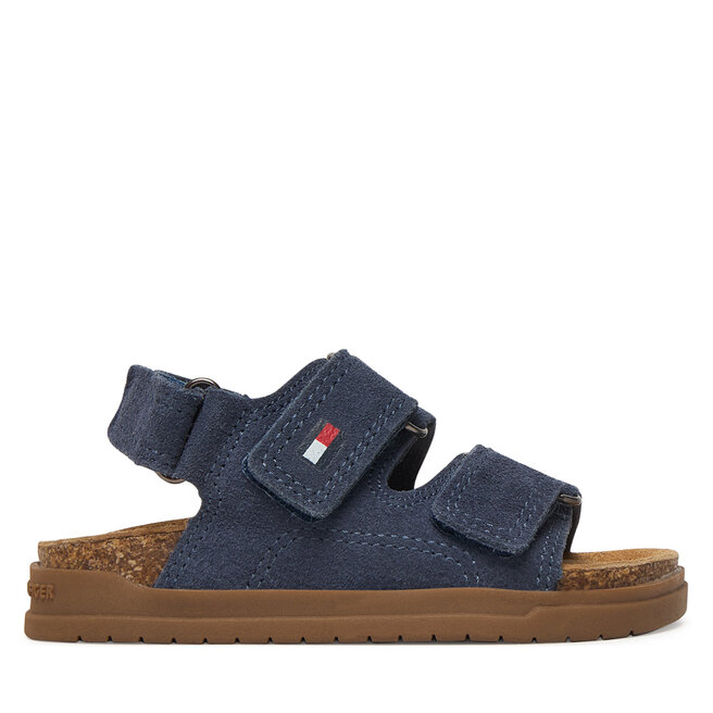 Sandały Tommy Hilfiger T3X2-34394-1899806 S Granatowy - chłopięce