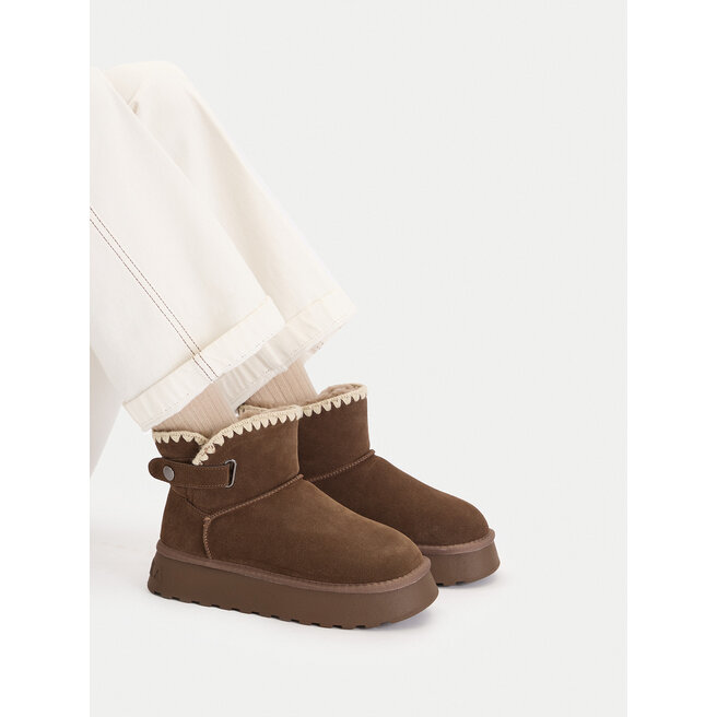 Śniegowce Badura EO-ANGELA-TS6296-01 Brązowy - kobiece