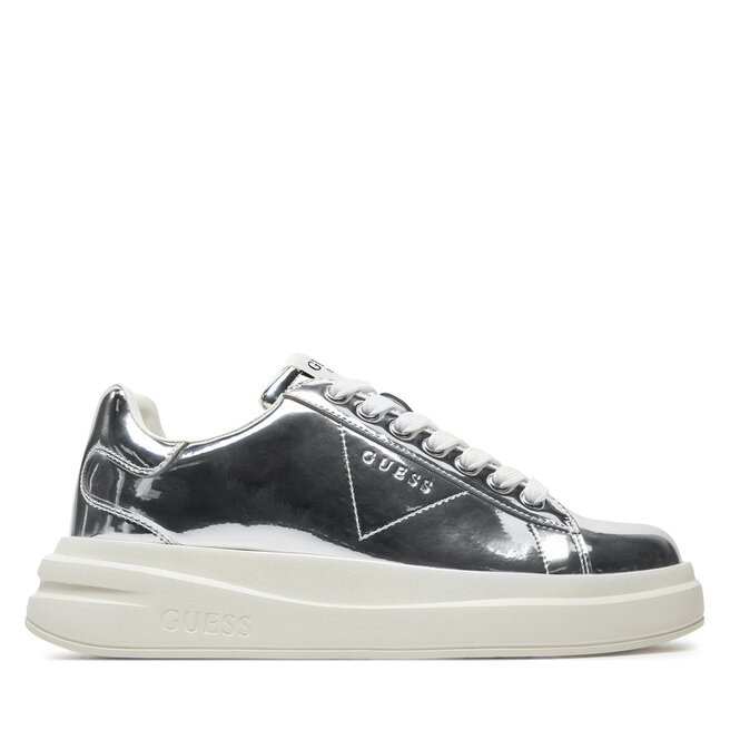 Sneakersy Guess FLPELB PAF12 Srebrny - kobiece