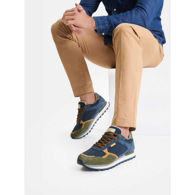 Sneakersy Guess Jeans CWBEO-ETIENNE-01 Granatowy - męskie