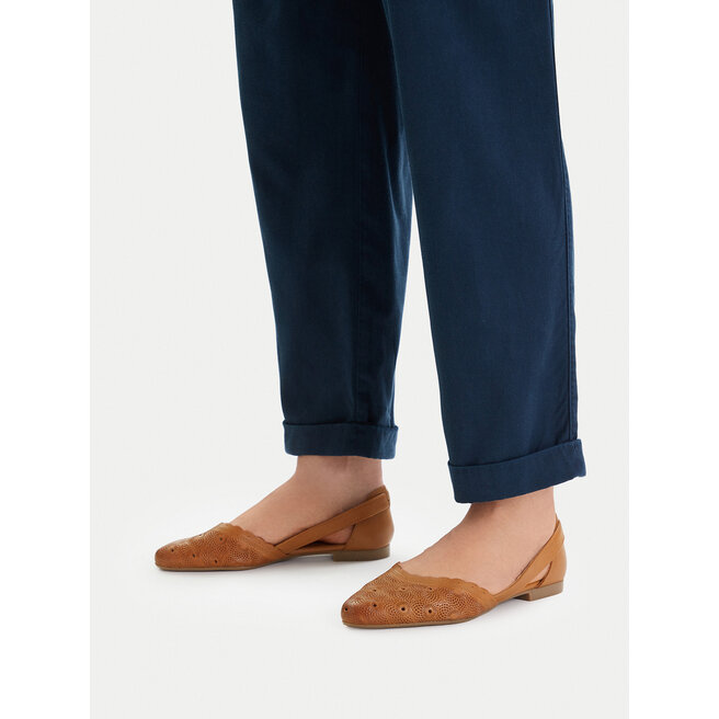 Baleriny Lasocki CEO-RST-KAJA-21 Brązowy -