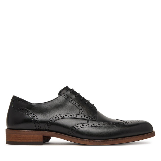 Półbuty Clarks CraftRemi Tip 26186390 Czarny - męskie