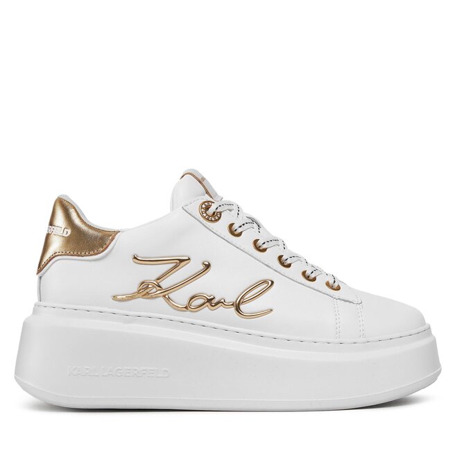 Sneakersy KARL LAGERFELD KL63510A Biały - kobiece
