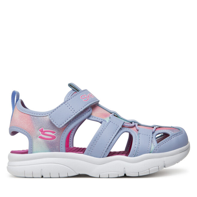 Sandały Skechers Flex Splash-Daylight Shimmer 303276L/LVHP Fioletowy - dziewczęce