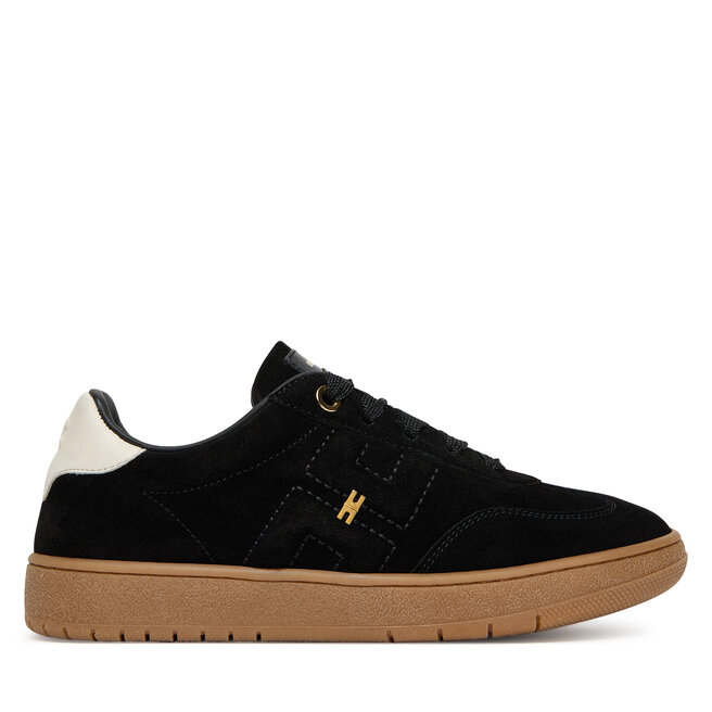 Sneakersy Elisabetta Franchi Low Cut Lace Up F4A9-E0340-0071 D Czarny - dziewczęce