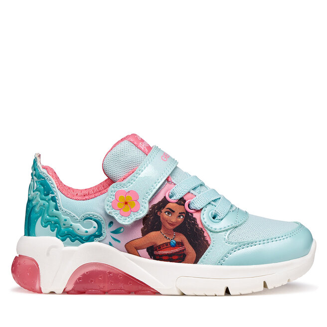 Sneakersy Geox J Fadinlight Girl J65M4D 0ANKC C3B7G D Turkusowy - dziewczęce