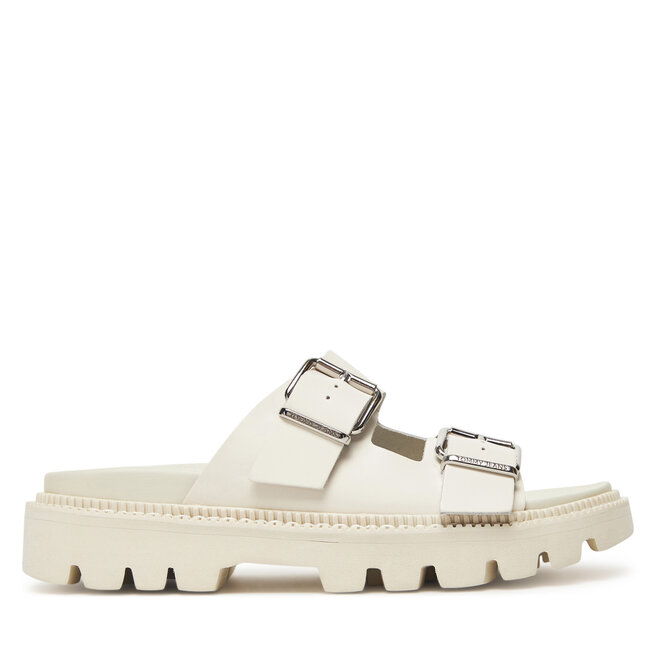 Klapki Tommy Jeans Tjw Double Strap Sandal EN0EN02753 Biały -