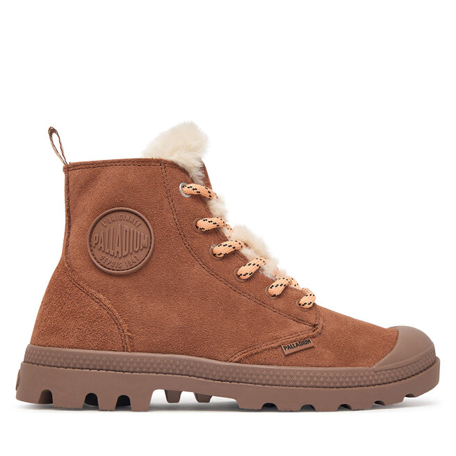Trapery Palladium Pampa Hi Zip Wl Hivr 94978-291-M Brązowy - kobiece