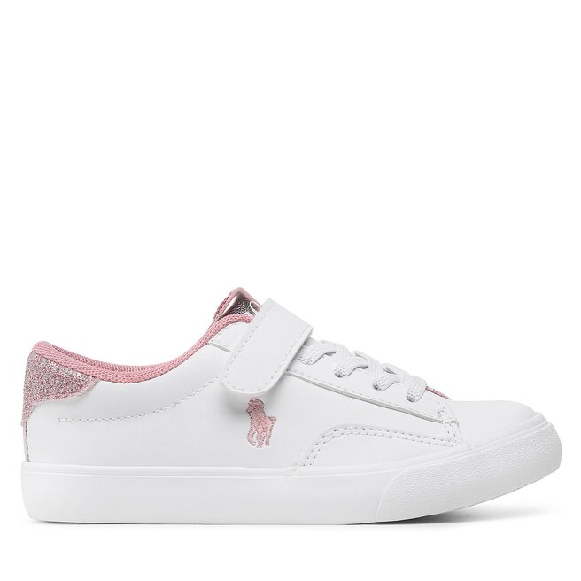 Sneakersy Polo Ralph Lauren Theron V Ps RF104102 Biały - dziewczęce