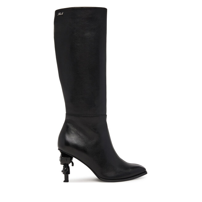Kozaki KARL LAGERFELD KL39175 Czarny - kobiece