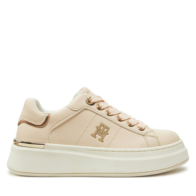 Sneakersy Tommy Hilfiger Low Cut Lace-Up Sneaker T3A9-33749-1355 M Różowy - dziewczęce