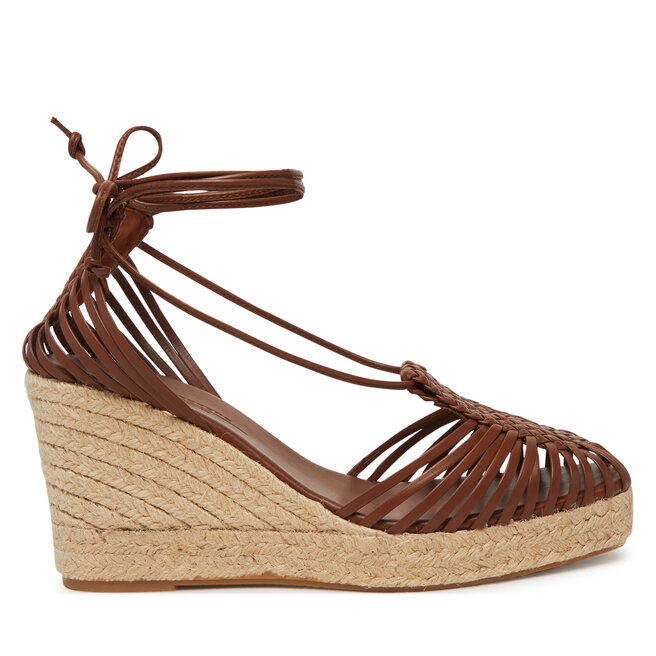 Espadryle Weekend Max Mara Quirino 2515521115670 Brązowy - kobiece