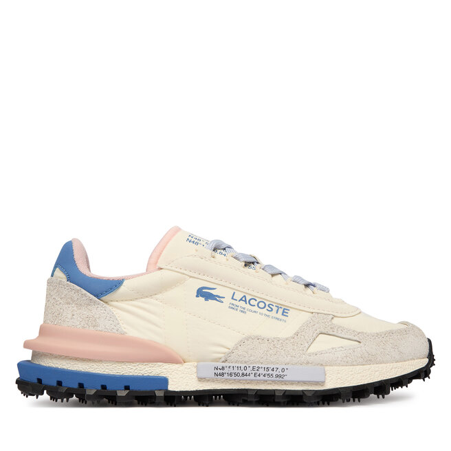 Sneakersy Lacoste Elite Active 51SFA0055 Écru - kobiece